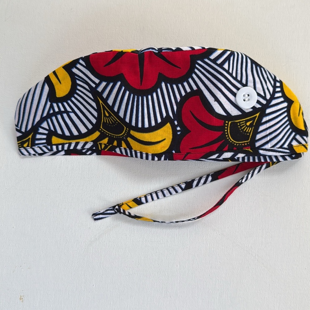 Scrub cap - Unisex - low profile with buttons